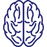 Brain Upper View Outline - Icon